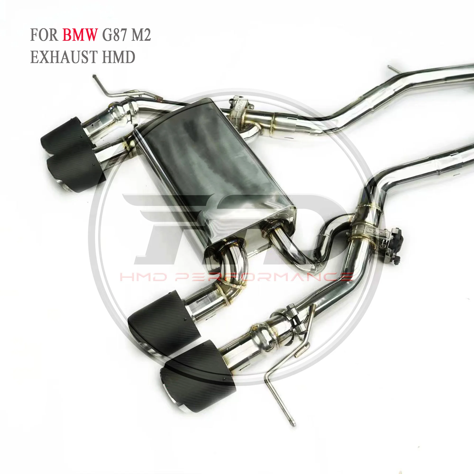 Выхлопная система HMD с высокой пропускной способностью Catback для BMW G87 M2