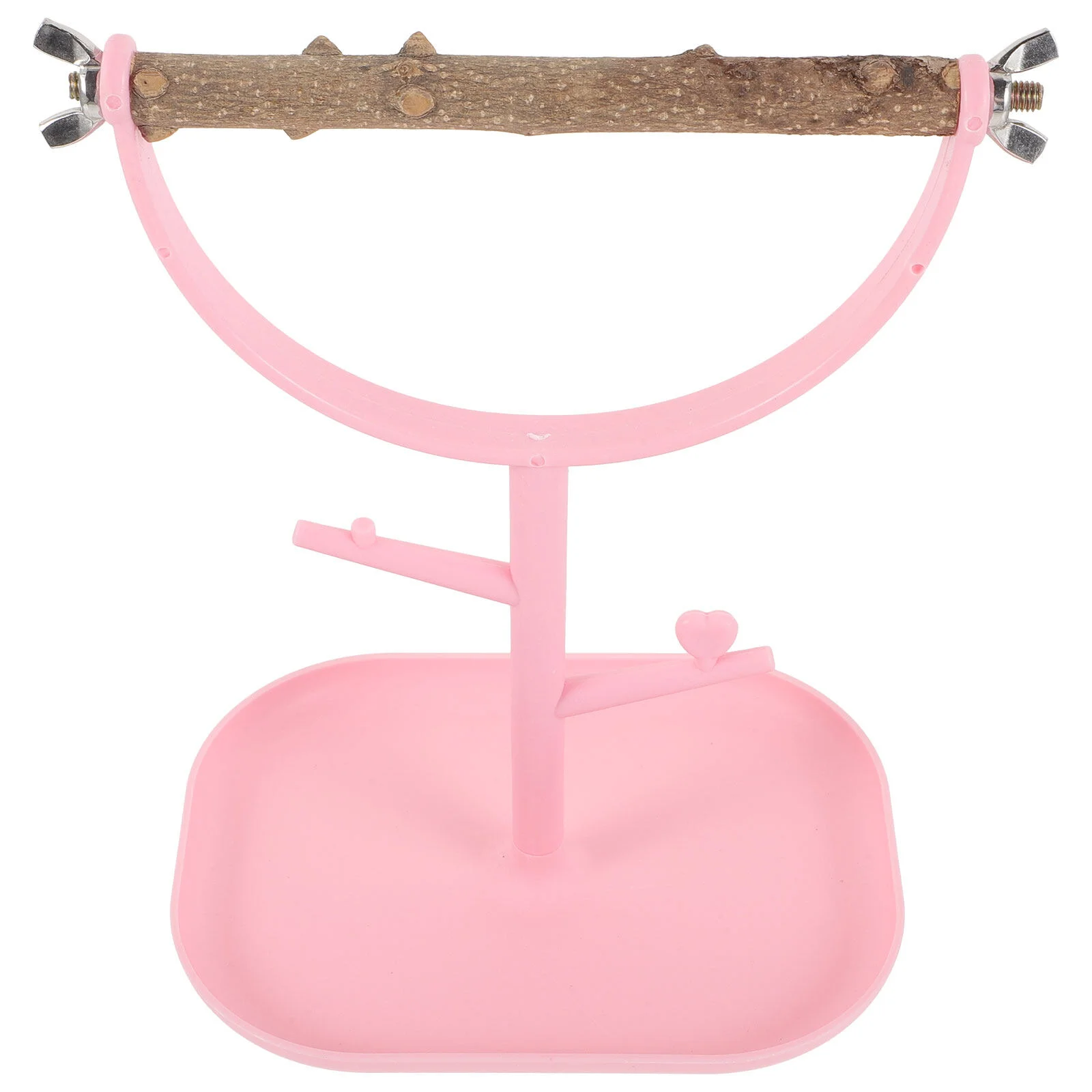 

Bird Stand Parrot Outdoor Playset Birds Desktop Perch Wooden Training Office Toy