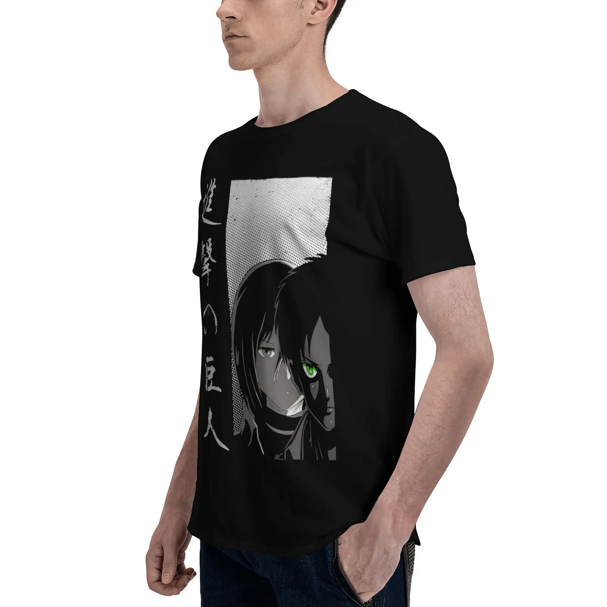 Attack on Titan (Shingeki no Kyojin) Protect the Wall T Shirt For Men Women Cotton Clothes Vintage Round Neck Short Sleeve