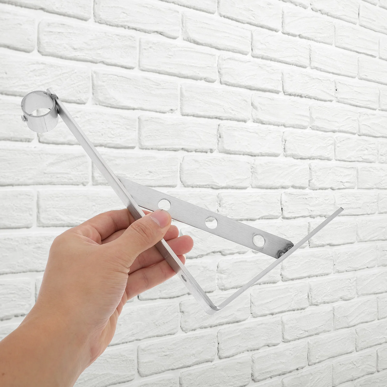 Угловая полка настенная сушилка кронштейны для шкафа опорная стойка одежды