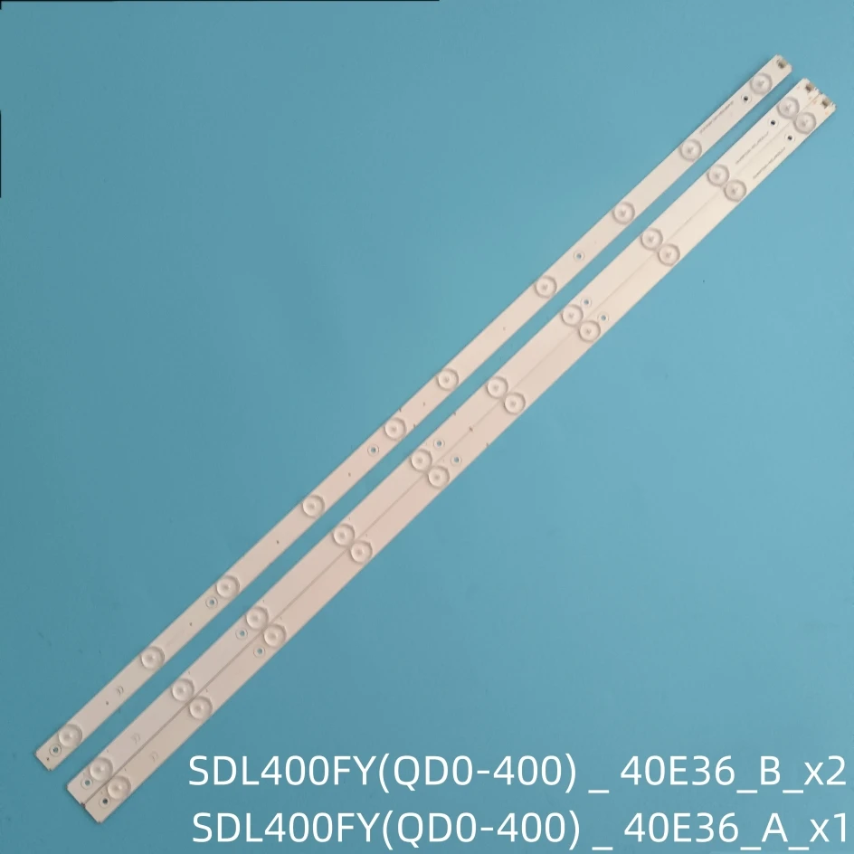 

Kit de 3 uds LED bar para Toshiba DL4077 microscopica DL4077i SDL400FY(QD0-400) _ 40E36_A_x1 B_x2