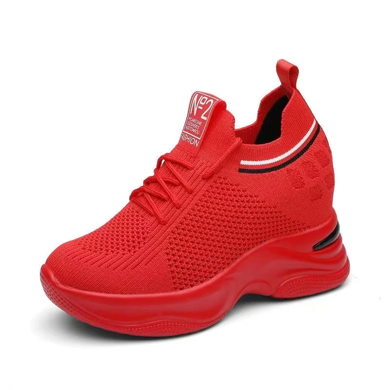 2023 classic vulcanized shoes ultra-light running shoes, summer flying shoes, breathable thick-soled fashion design casual