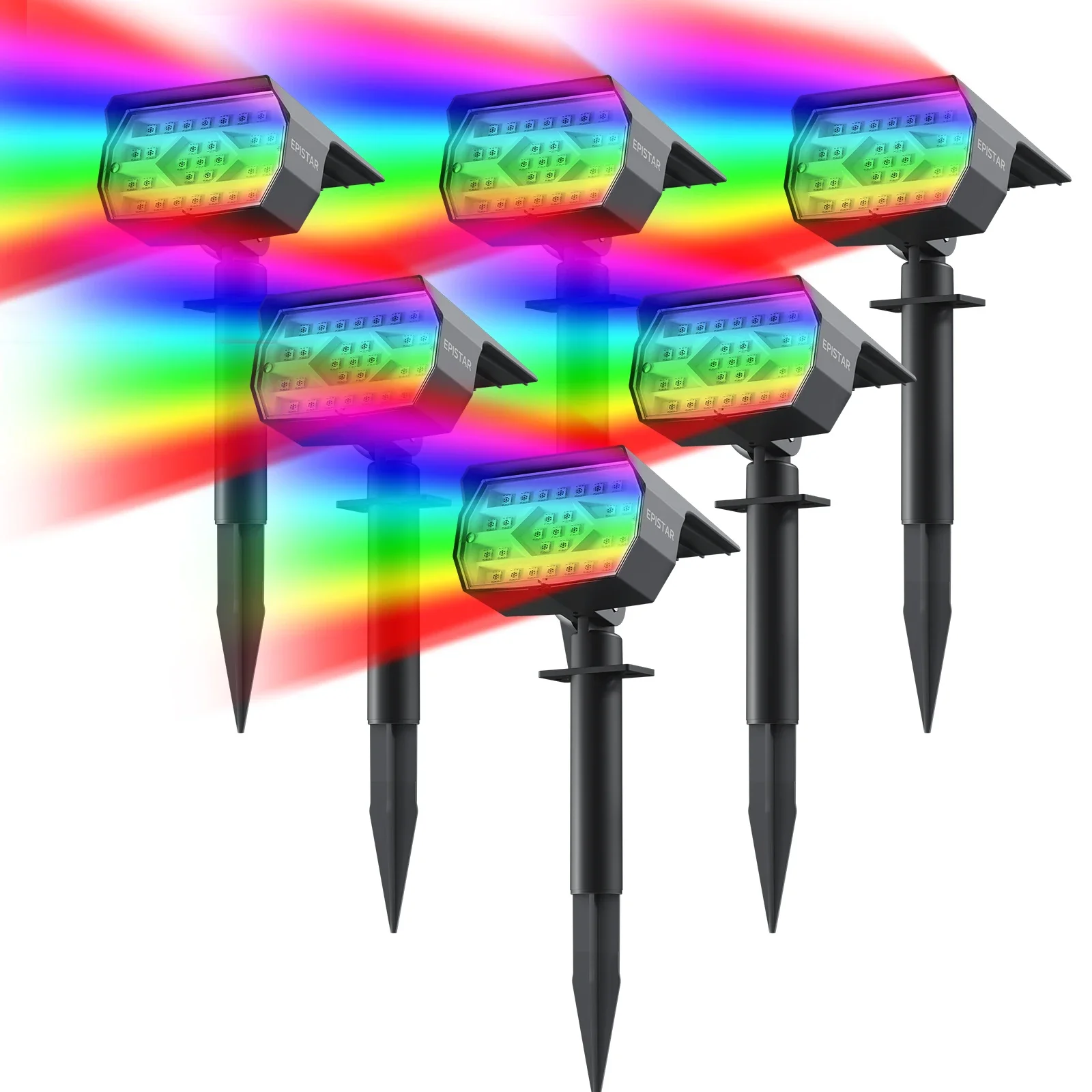 

Солнечный прожектор 29LED RGB, 7 цветов