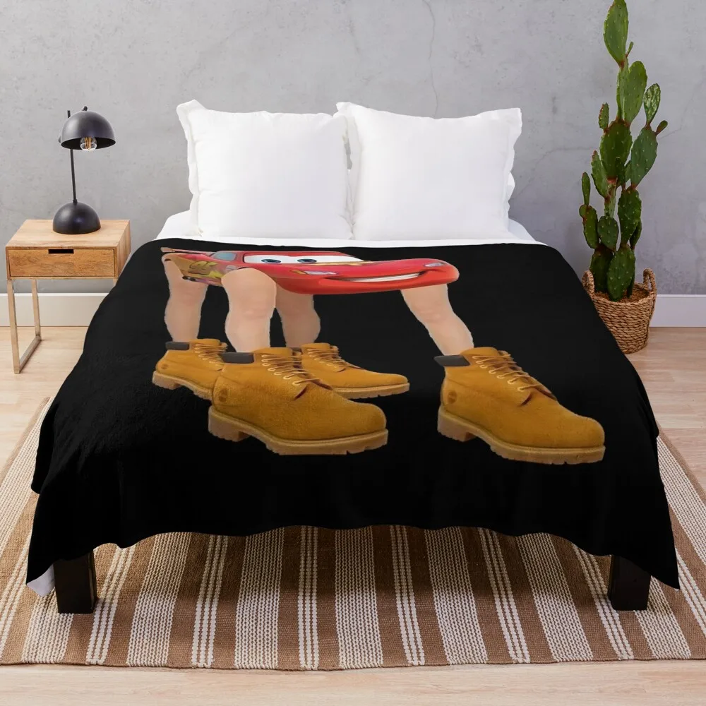 Одеяло Lightning McQueen с ножками для дивана-кровати плед одеяла