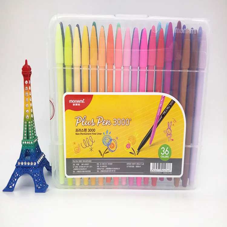 Water-based pen Drawing the outline large capacity colours Fiber gel pen free shipping