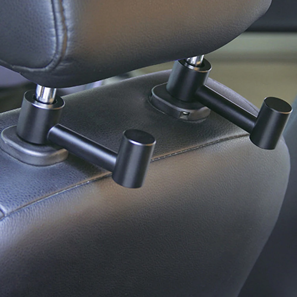 

Aluminum Alloy Car Seat Headrest Hook for Auto Back Seat Organizer Hanger Storage Holder for Handbag Purse Bags Clothes Coats