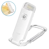 new usb rechargeable book reading light brightness adjustable led clip on book light eye care book lamp for kids read light