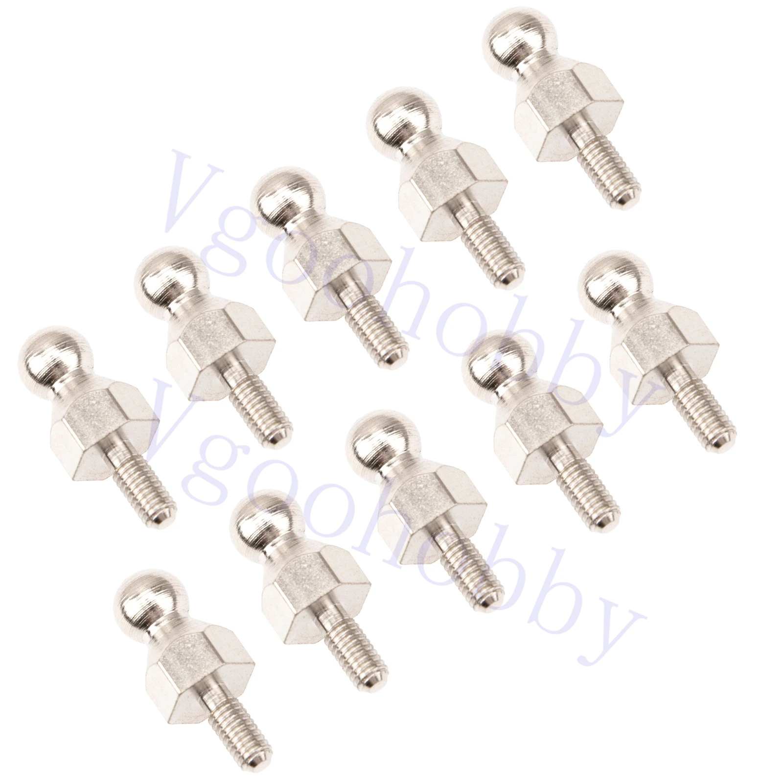 10Pack Shock Absorbers Ball Mounts for HSP Redcat Racing Everest Gen7 Volcano EPX/EPX Pro S30 94108 94188 1/10 RC Car