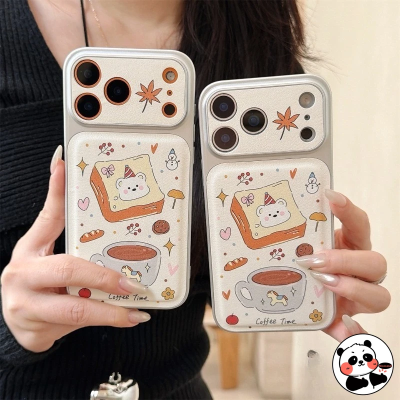 Фото Чехол с милым изображением медведя и пони для OPPO K14X K13X K12X K10 Reno 8Z 8T 8 Pro Plus 7 SE 7Z 6 5 Lite 5F 5G 4G, чехол из искусственной кожи №2
