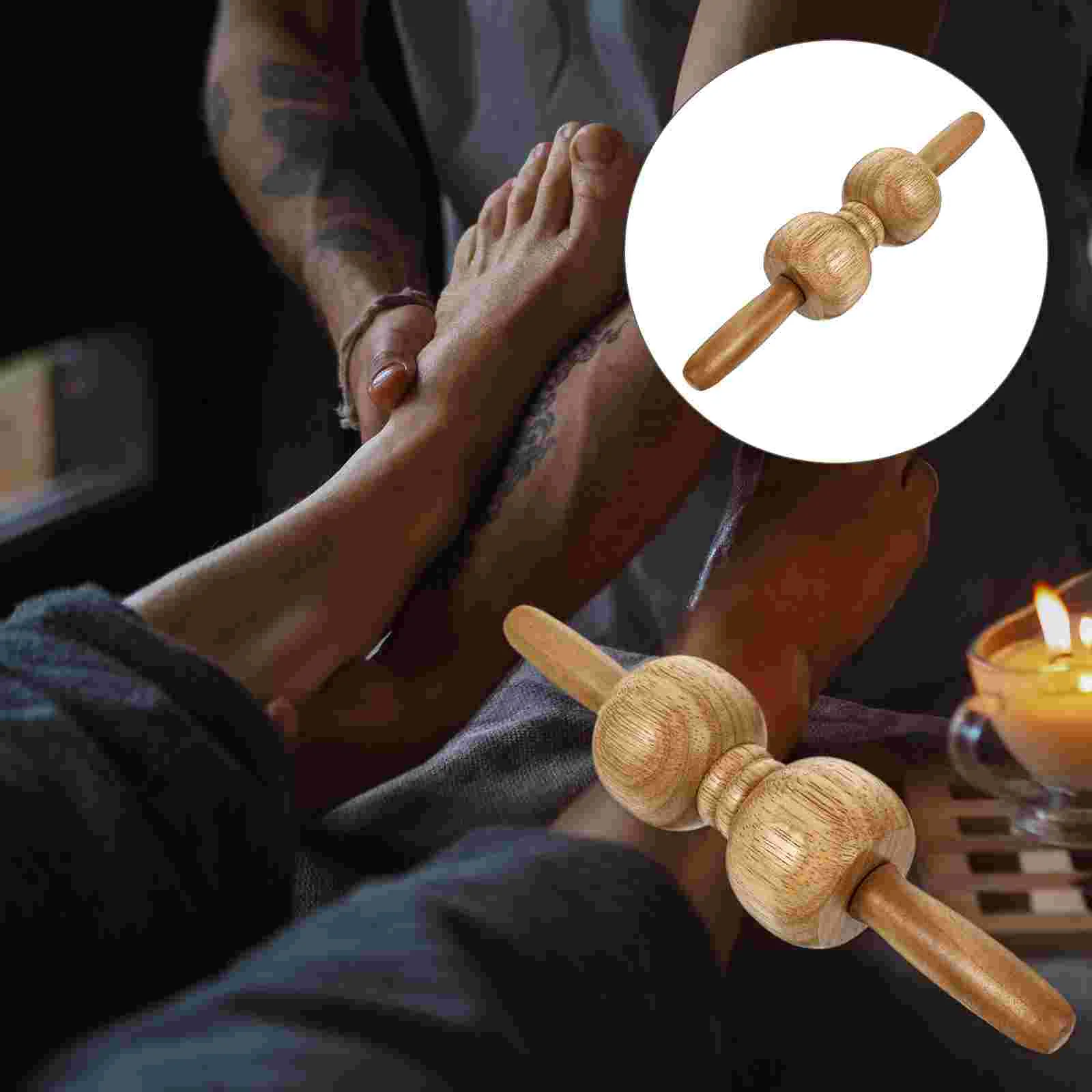 

1 шт. прочная портативная Удобная Массажная палочка из дуба премиум-класса