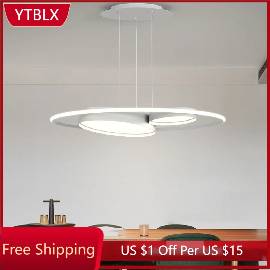 

New restaurant chandelier bar table dining room rectangular dining table chandelier modern minimalist Nordic light luxury lamps