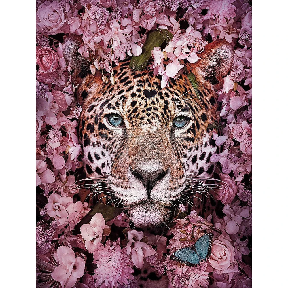 

Алмазная 5D мозаика «сделай сам» с изображением цветов и животных