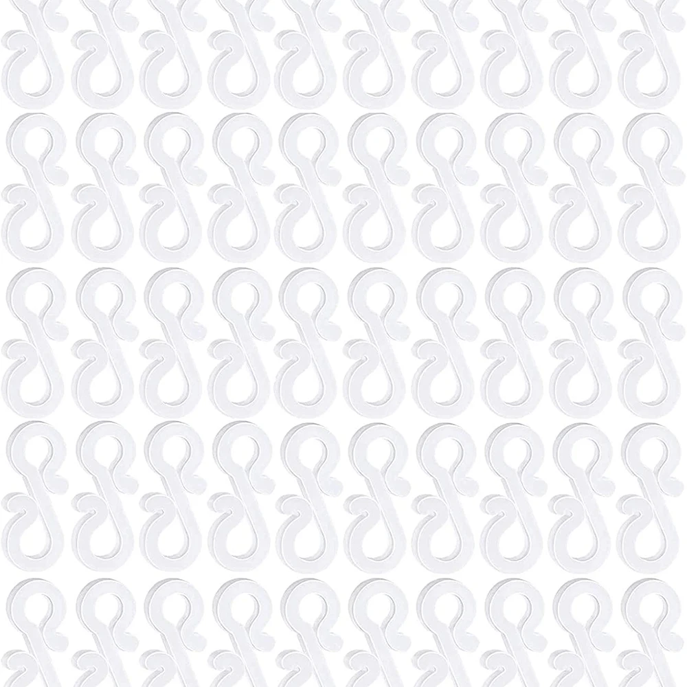 

S Shape Gutter Clips, Hanging Outdoor Lights,Fixing Icicle Light,Fairy Light, LED Light Rope Light or Other Lights