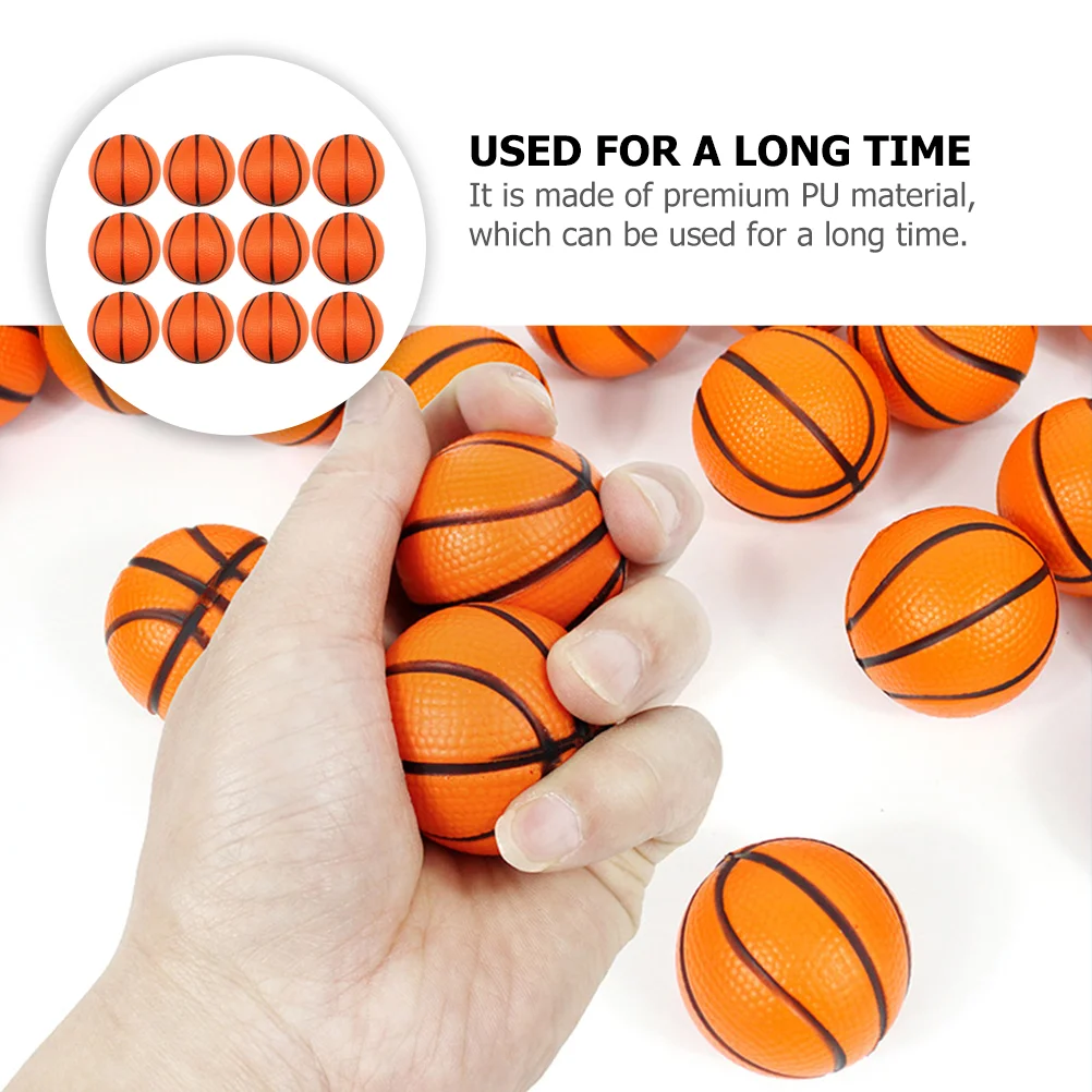 

Basketball Mini Stress Foam Toys Party Kids Toy Bouncy Basketballs Hoop Game Soccer Pool Favors Portable Sensory Fidget Activity