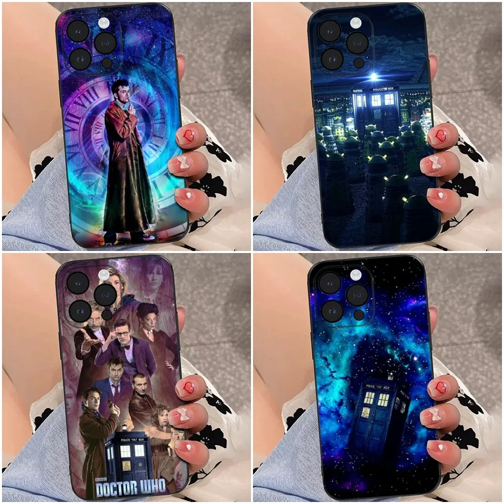 D-Doctor WhoS TV Series Phone Case For iPhone 16 15 14 13 12 Pro Max 11 7 8 Plus XR XS Shockproof Silicone Soft Shell