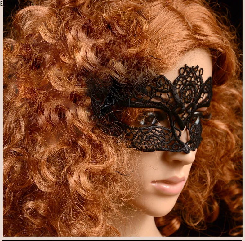 

Black Sexy Lace Masquerade Mask for Carnival Halloween Masquerade Half Face Ball Party Masks Festive Shows Wedding Mask Set 15