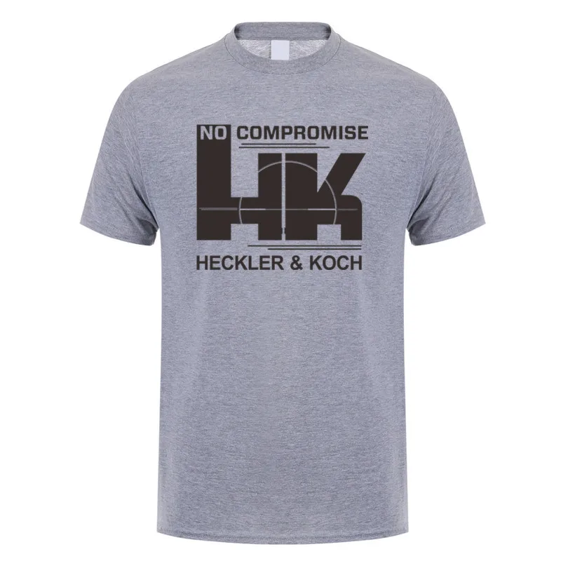 Футболка Heckler &amp Koch HK No компромисс мужская летняя хлопковая Повседневная