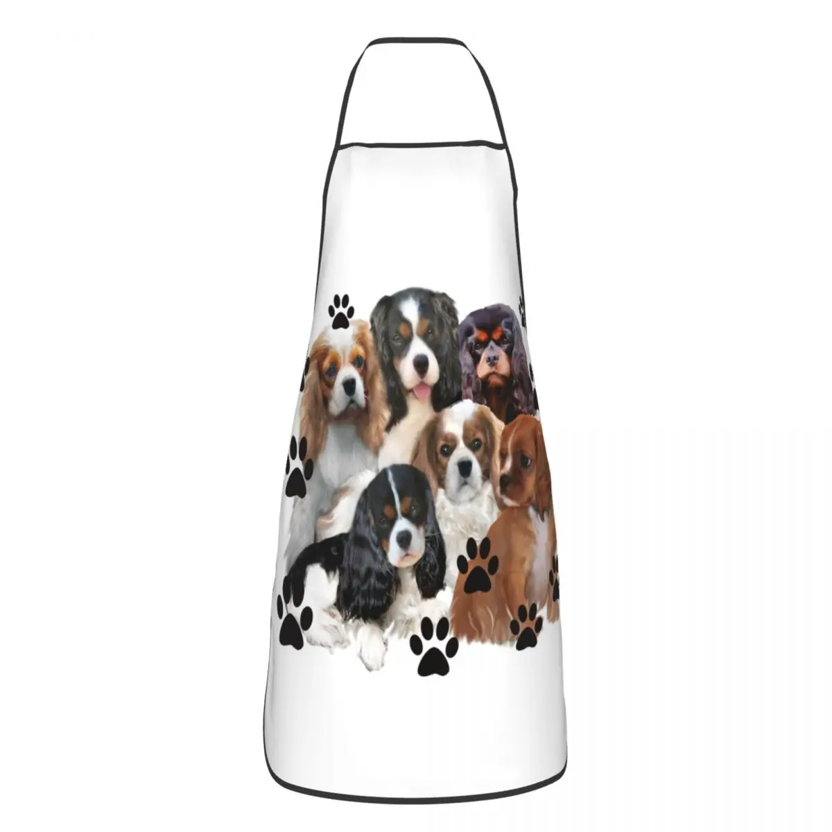Слюнявчик унисекс индивидуальный фартук для всей семьи кавалер Чарльз спаниель