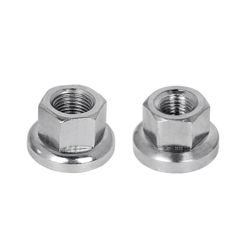 

2PCS Stainless Steel Bike / Cycle Wheel Axle Track Nuts Sizes M9 / M10 For Dead-flying Front/rear Hubs Bicycle Parts