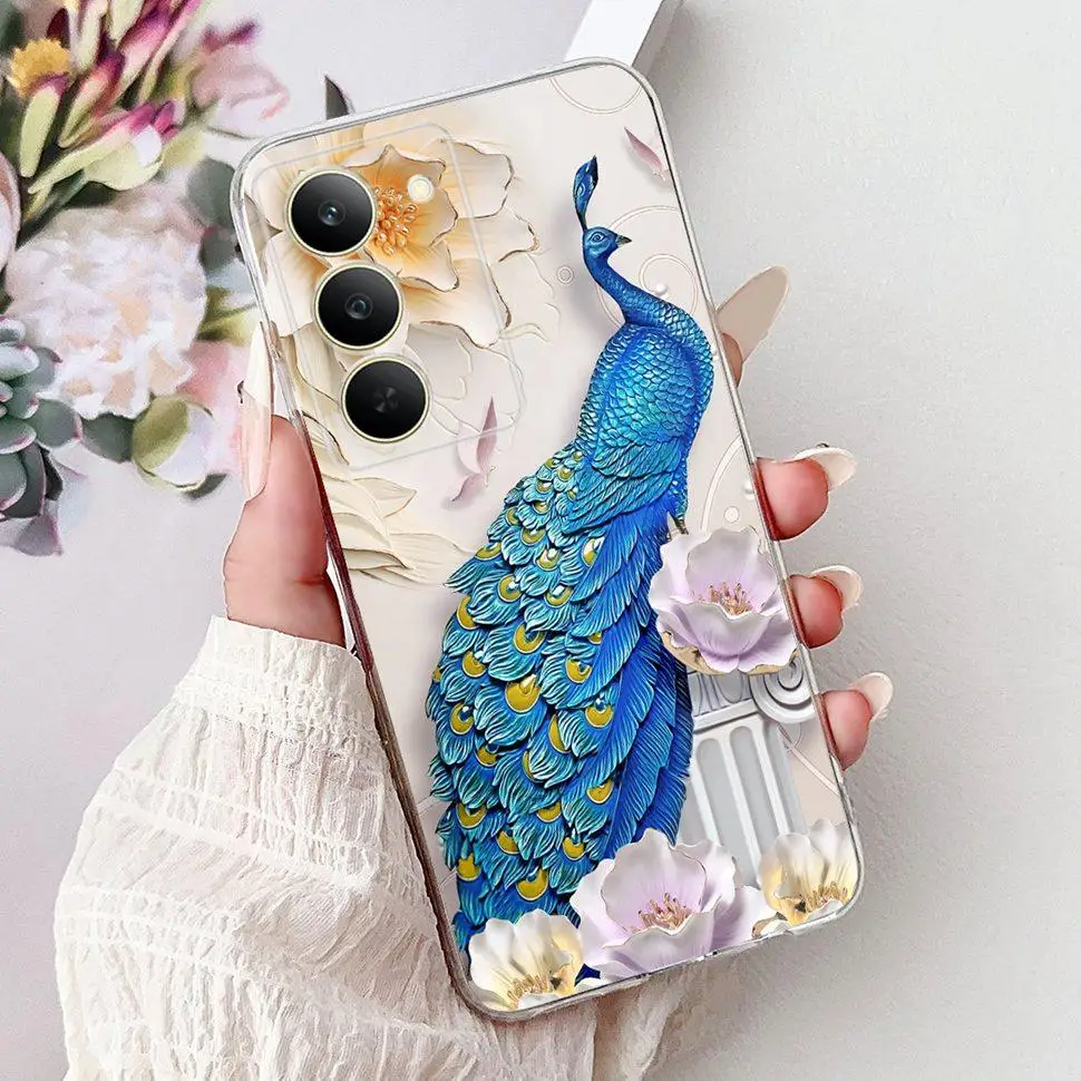 Для Realme 14x 5G чехол красочный художественный роспись мягкий силиконовый