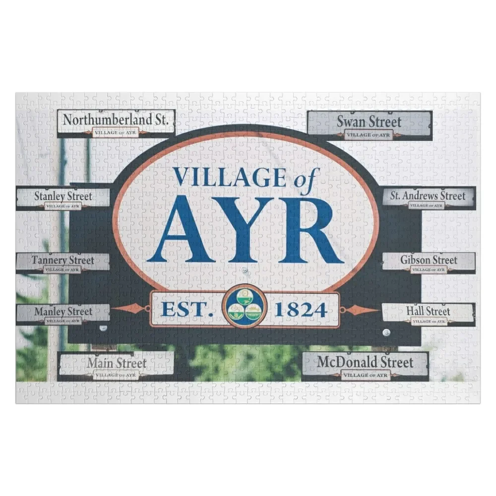 Пазл Сревня Айрка детские деревянные коробки персонализированные игрушки-пазлы