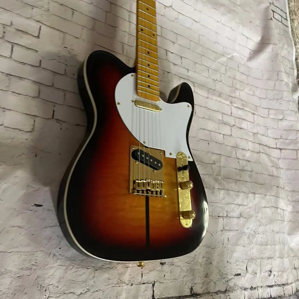 Электрогитара 6-х ячеек модель TL цветной корпус заката доставка с фабрики