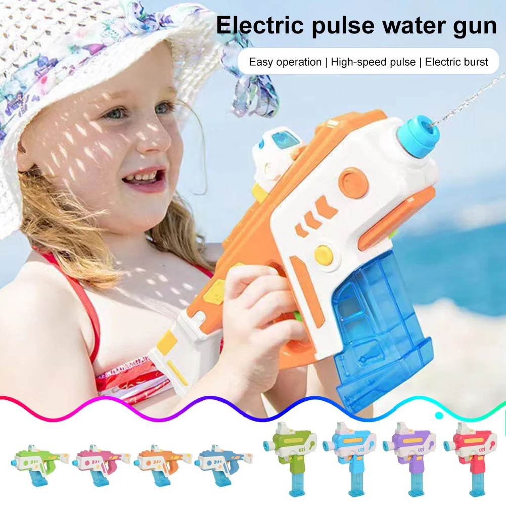 

Новый Электрический водяной пистолет, игрушка, летняя игра, водяной пистолет, Пляжная игрушка для бассейна, детские игрушки для водного сражения, подарок на день рождения