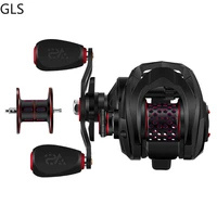 gls newest 7 31 high speed freshwater double spool fishing reel 121bb carbon baitcasting wheel fishing tackle