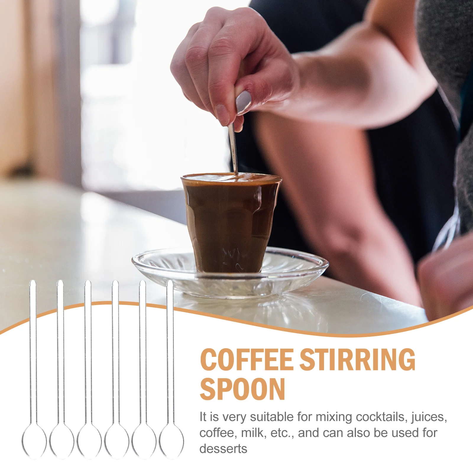 

Spoonscoffee Espresso Mini Stirring Rods Spoon Mixing Turkish Tea Setcups Mugs