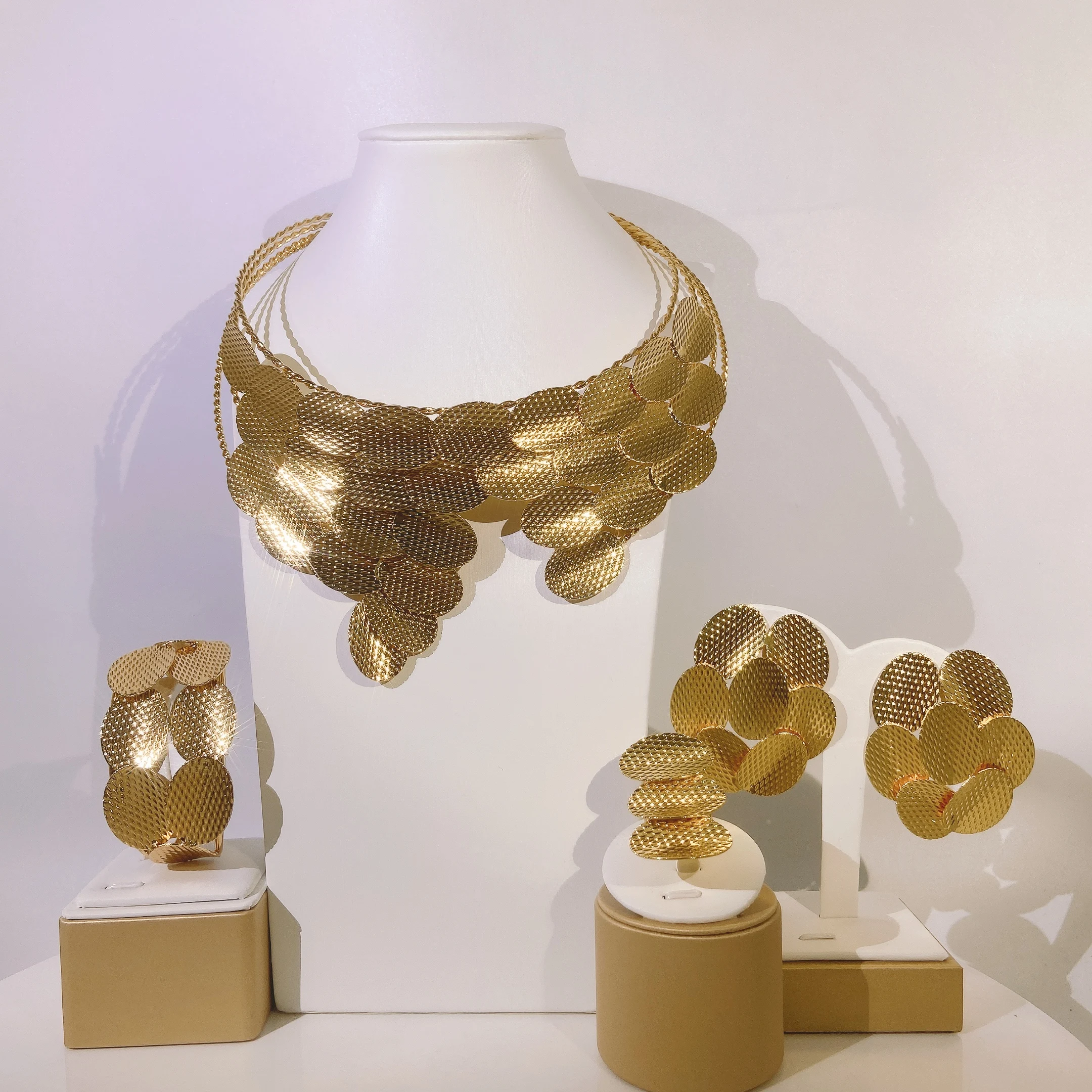 Великолепное женское ожерелье серьги кольцо оптовая продажа