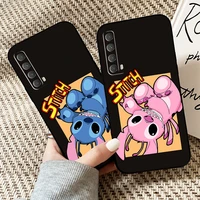 lilo stitch the series phone case for huawei p40 p30 p20 p10 lite honor 9 10 20 pro 7x 8x 9x prime p smart z 2021 soft back