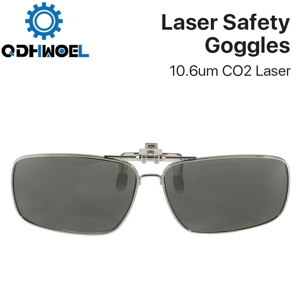 

10600nm Clip-on Laser Safety Goggles OD6+ CE Style E For 10.6um CO2 Laser Engraving & Marking Machine