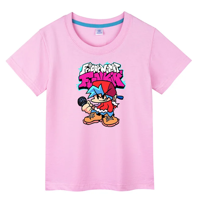 Детская футболка Friday Night Funkin летняя детская с короткими рукавами уличная одежда