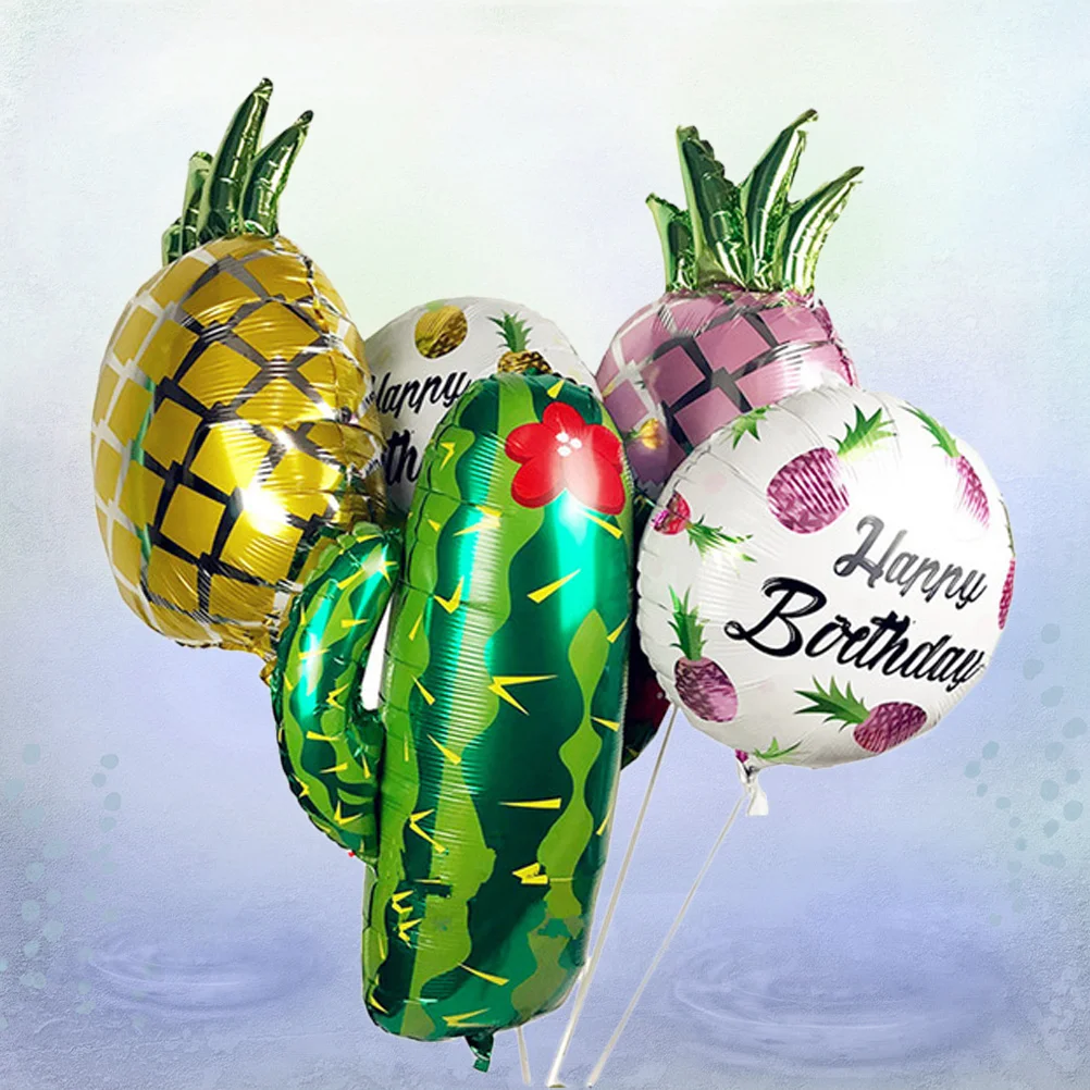 

Party Balloons Birthdaydecoration Supplies Tropical Ballon Aluminum Summer Beachluau Hawaii Wedding Baby Shower Balloon