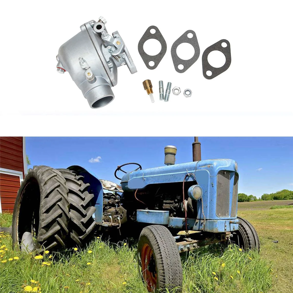 Карбюратор для трактора замена карбюратора в сборе Ford Tractor 2N 8N 9N 8N9510C 8N9510C-HD TSX241B