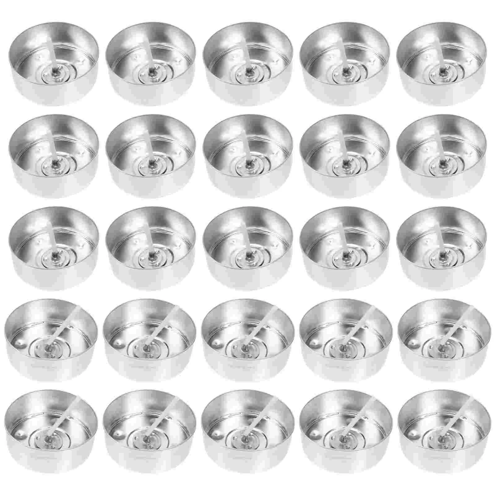 

200 Sets Tealight Stand Metal Tea Light Cups Tealight Holder Cup Empty Tealight Scented Aluminum
