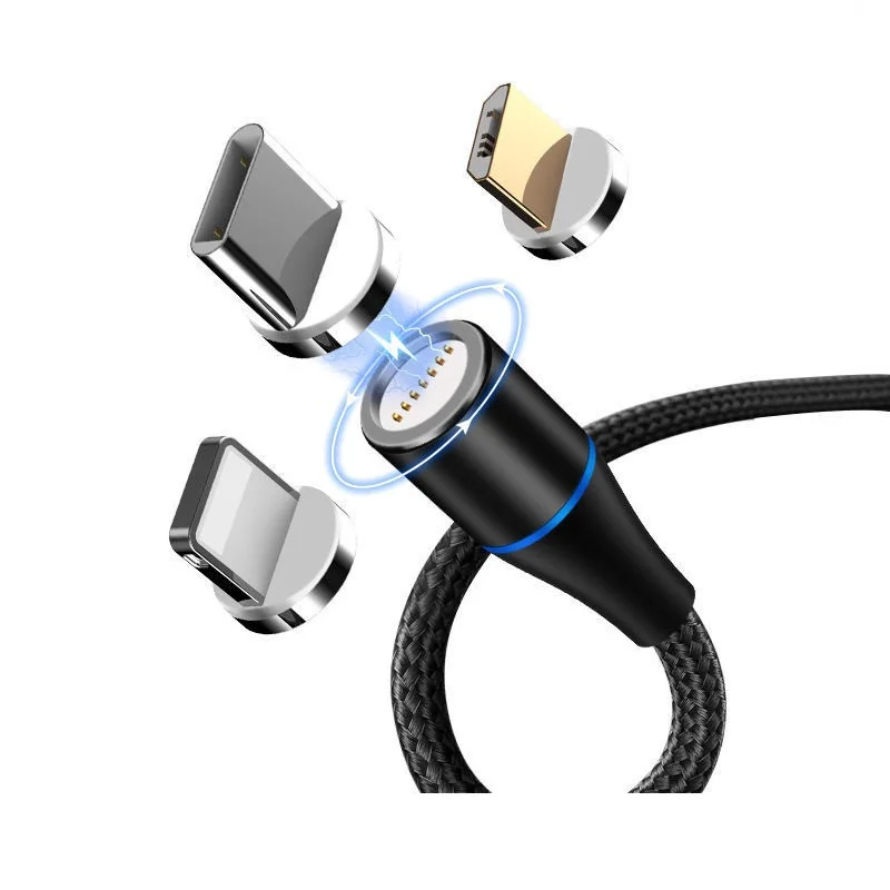 

Magnetic Charging Cable Quick Charge 3.0 Micro usb Type C 3A Fast Charge Magnetic Cable For iPhone Huawei Samsung Xiaomi LG
