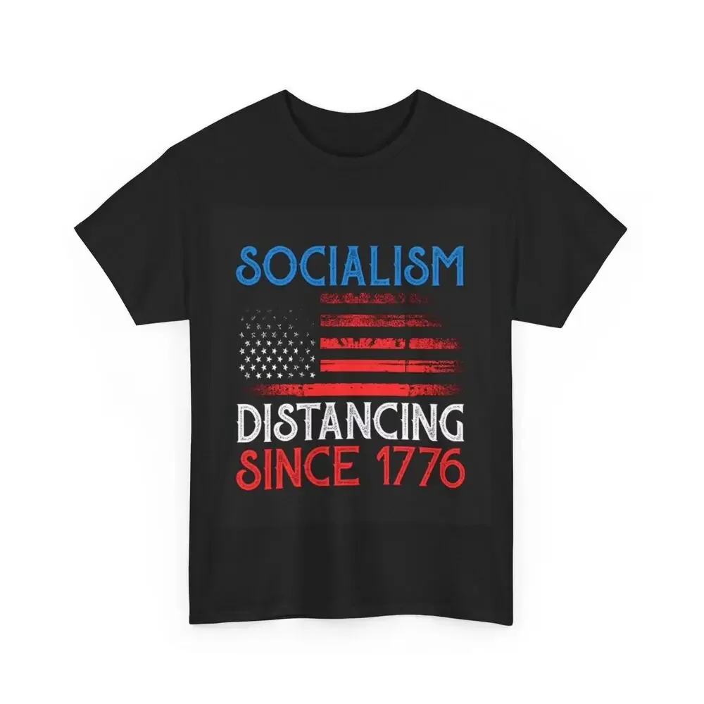 Футболка унисекс с американским флагом 4 июля 1776