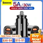 Зарядное устройство Baseus автомобильное с двумя USB-портами, 5 А, 12-24 В