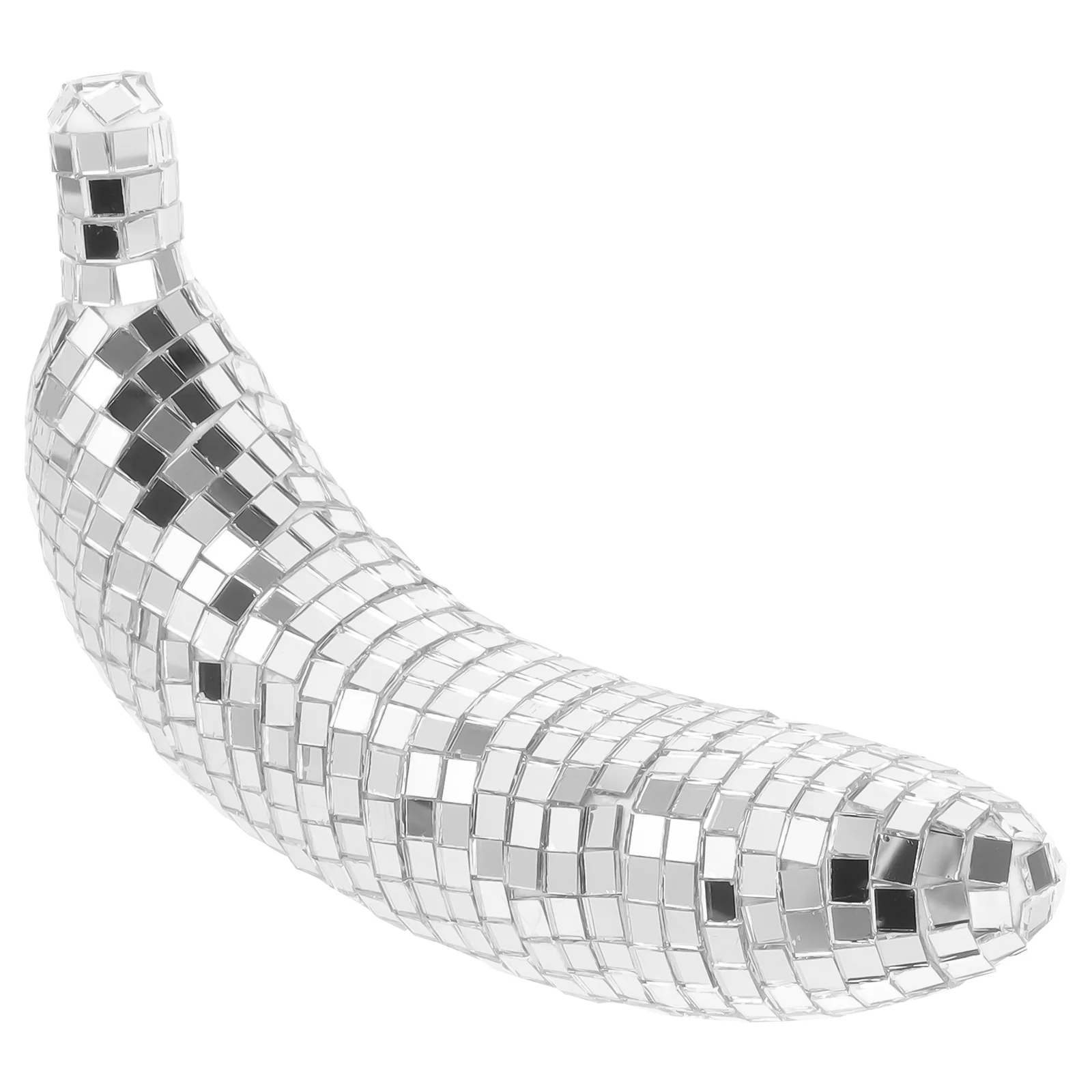 Диско-банан блестящая статуя модель фруктов фигурка кухонный декор украшение