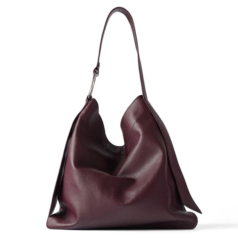 

Nigedu women's PU leather handbag, large capacity shoulder bag, women's shopping bag, leisure