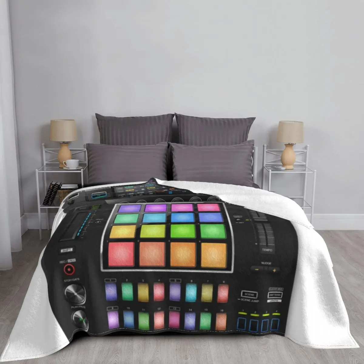 Фото Pioneer Dj одеяло, зимнее модное, не скатывающееся, приятное для кожи декоративное покрывало №3