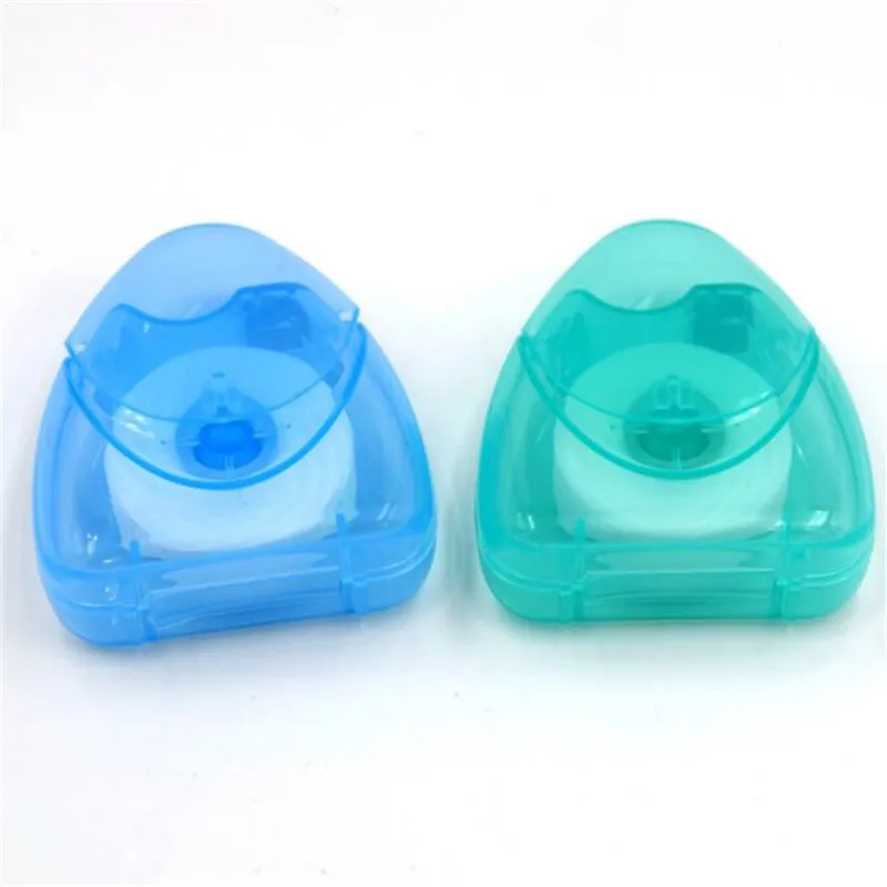 Зубная нить с микровоском 50 м ароматом перечной мяты