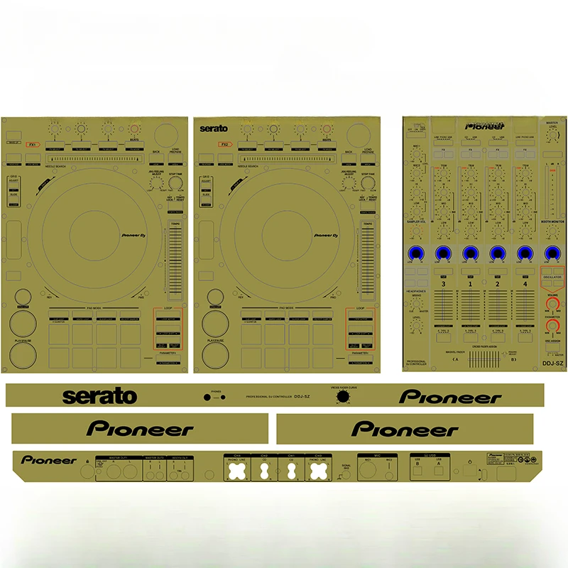 Кожа DDJ-SZ подходит для контроллеров Pioneer доступны несколько цветов