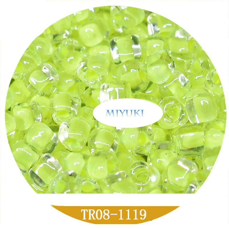Miyuki Japan TR8/0 треугольные стеклянные бусины DIY ручной материал из бисера 3 мм