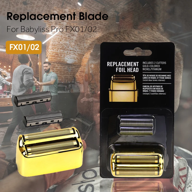 Electric Trimmer Replacement Cutter Heads Double Foil Clipper Blades