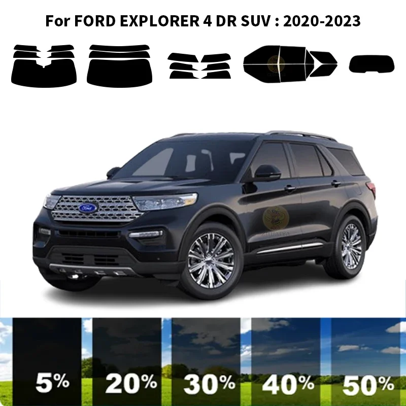 

Precut nanoceramics car UV Window Tint Kit Automotive Window Film For FORD EXPLORER 4 DR SUV 2020-2023