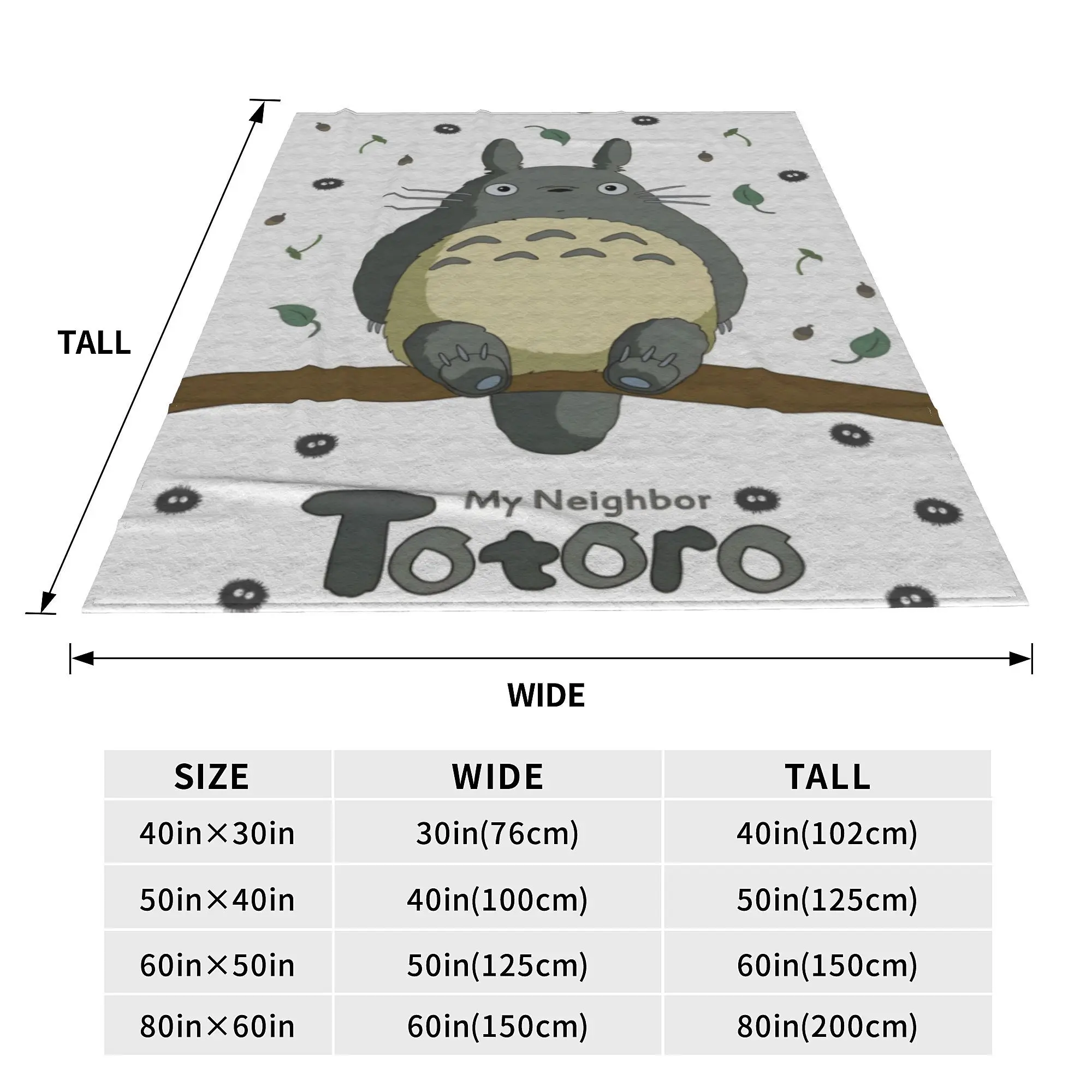 T-Totoros аниме Kawaii милое фланелевое одеяло мультфильм сажа спраты забавное домашний