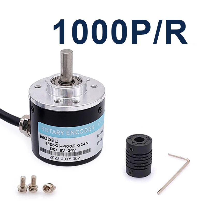 Поэтапный поворотный датчик, 5-24 в пост. Тока, C38S6G5-Z, 50 100, 200 360 400, 500 P/R, 2000, E6B2-CWZ6C