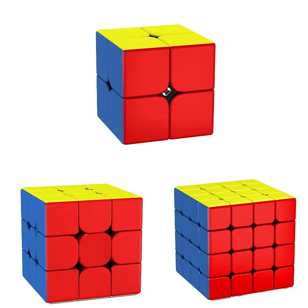 

Moyu Magnetic Magic Cube 2x2 3x3 4x4 Children Brain Teasers Educational Toys For Kids Beginner